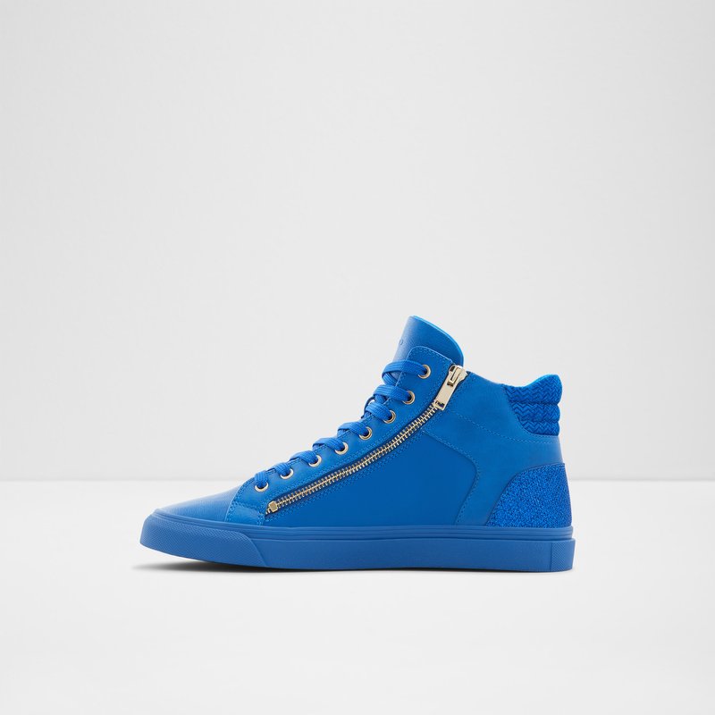 Men's Aldo Destry High Sneakers Blue | 9268-FSJPW