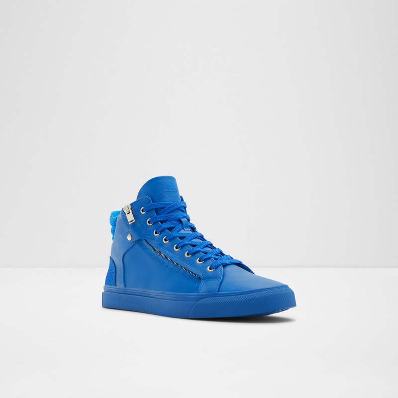 Men's Aldo Destry High Sneakers Blue | 9268-FSJPW