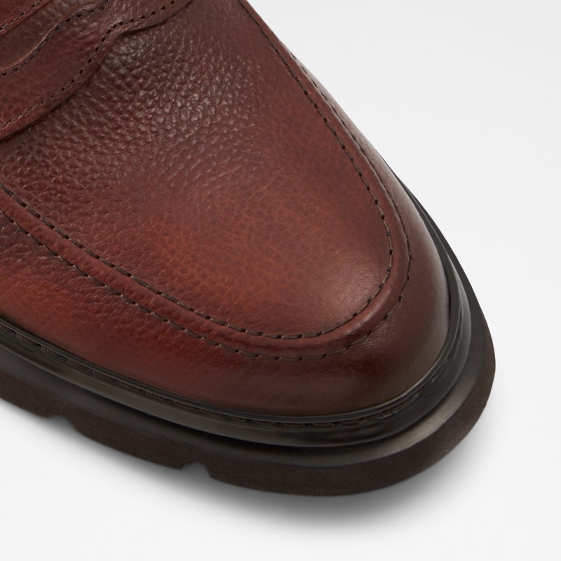 Men's Aldo Droarien Loafers Brown | 3652-ADNBU