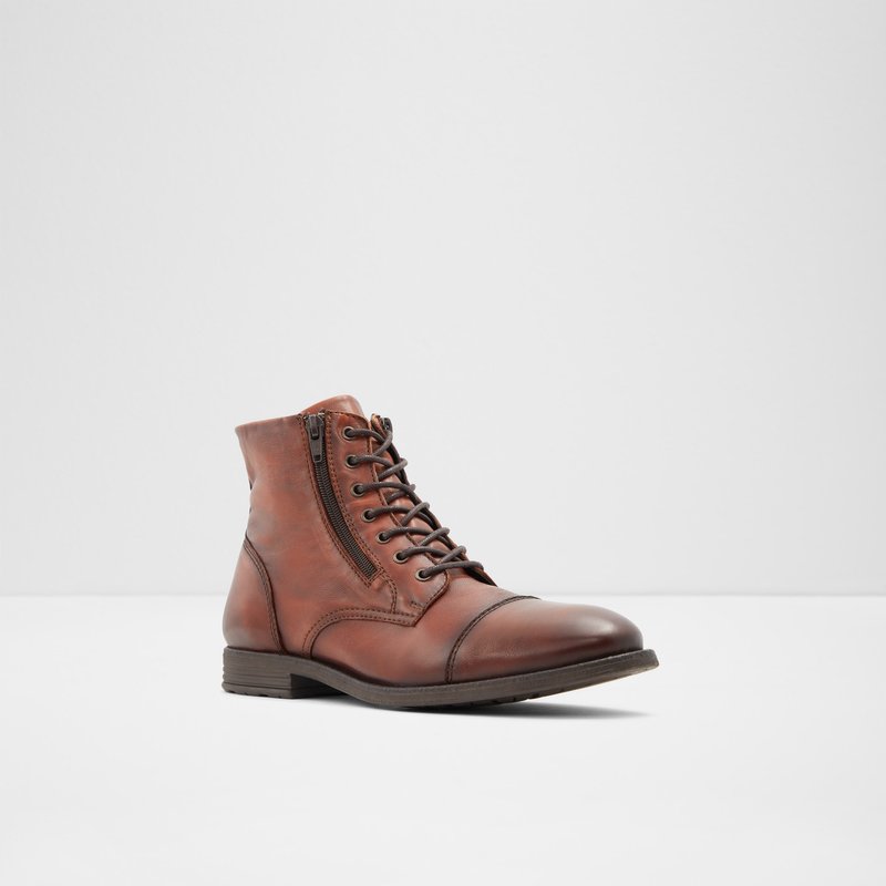 Men's Aldo Elpalo Lace Up Boots Brown | 5231-LDNHU