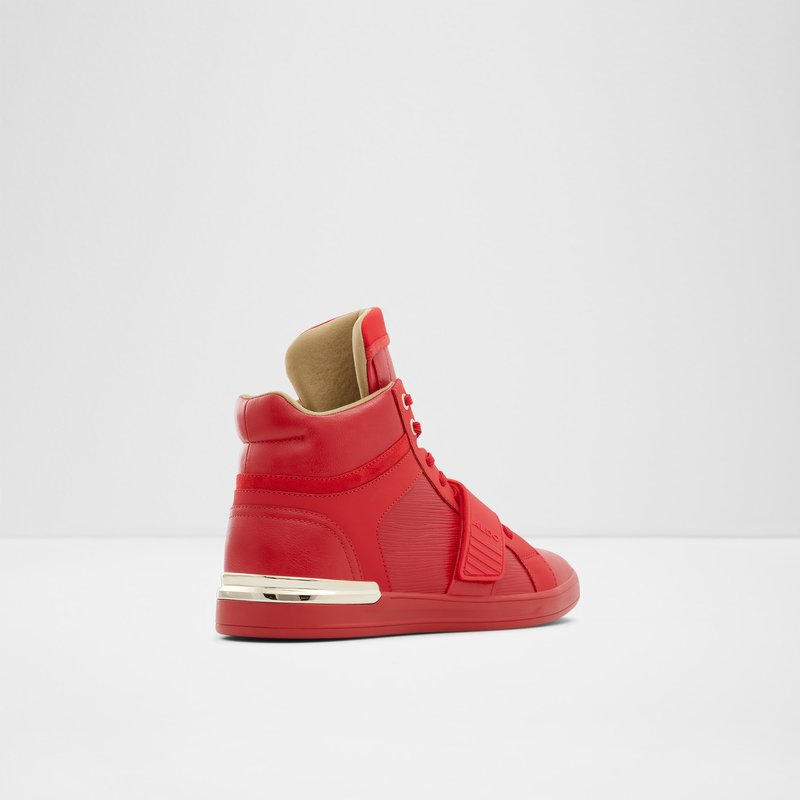 Men's Aldo Gabrieli High Sneakers Red | 0361-HLZRN