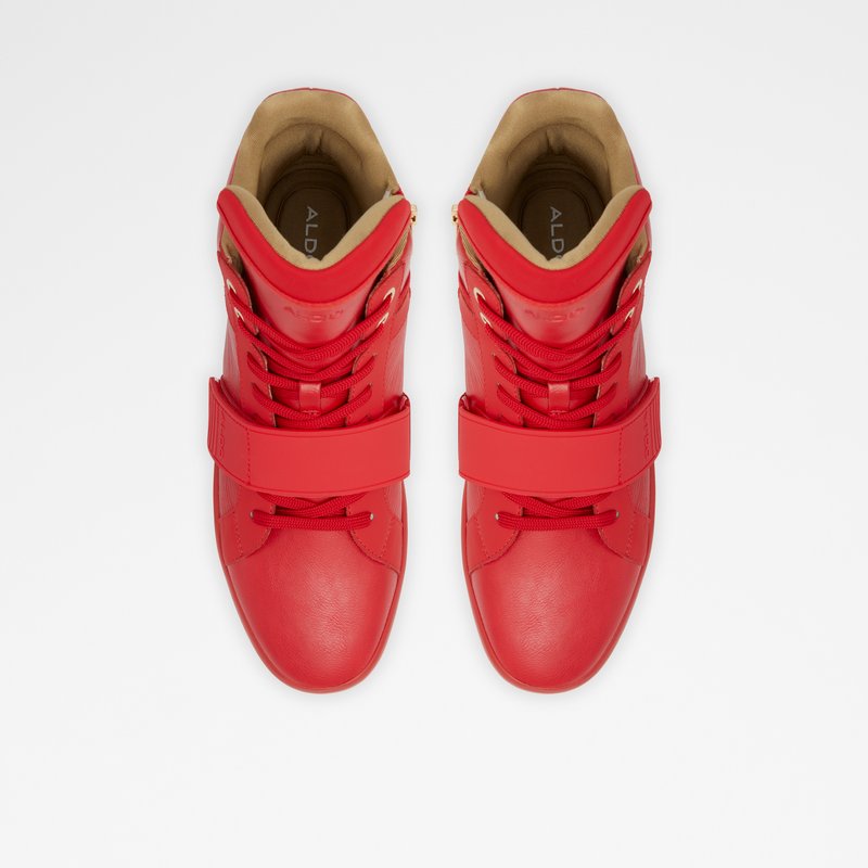 Men's Aldo Gabrieli High Sneakers Red | 0361-HLZRN