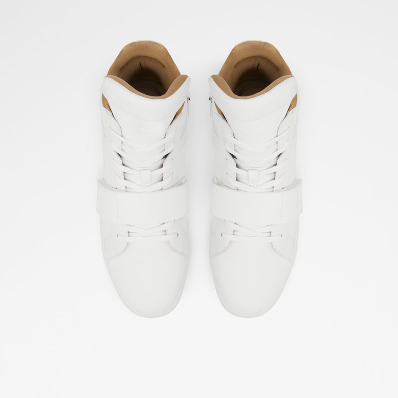 Men's Aldo Gabrieli High Sneakers White | 3912-CIHMW