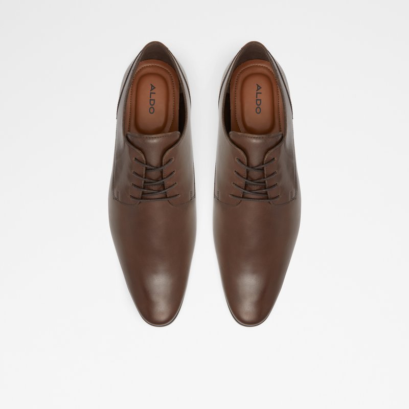 Men's Aldo Gerrier Dress Shoes Brown | 2450-GRYOE