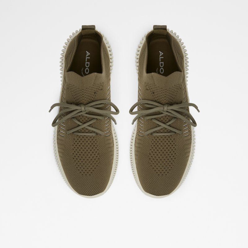 Men's Aldo Gilgai Low Sneakers Khaki | 7412-ONKSL
