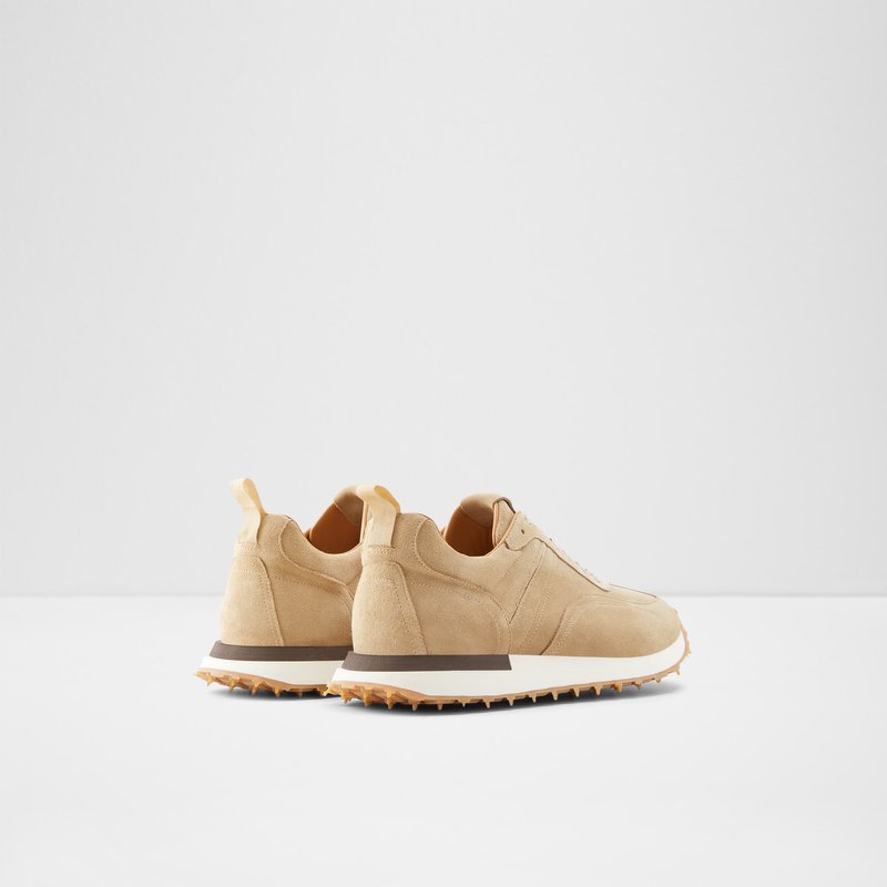 Men's Aldo Harveys Low Sneakers Light Beige | 9376-DFOWI