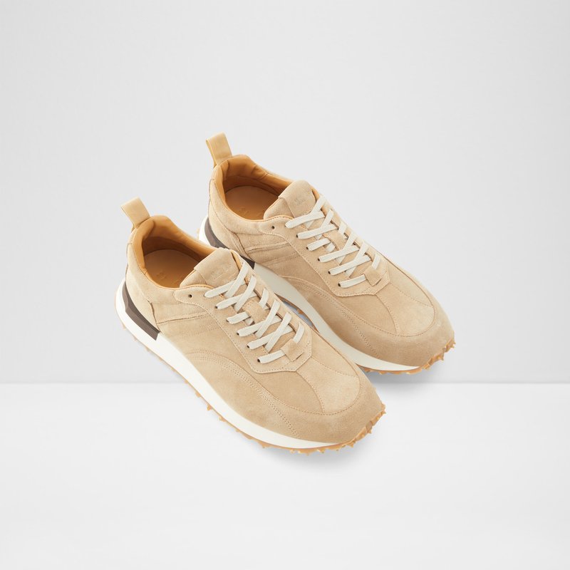 Men's Aldo Harveys Low Sneakers Light Beige | 9376-DFOWI