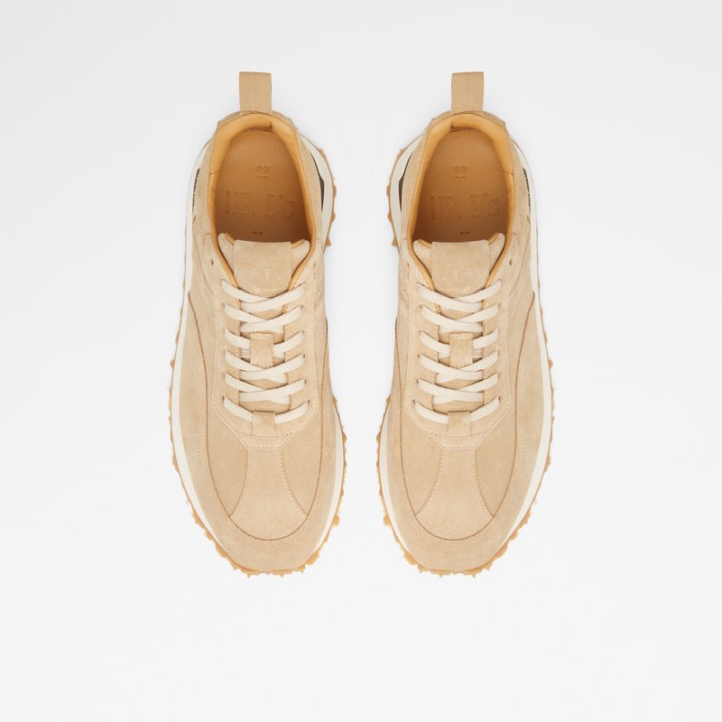 Men's Aldo Harveys Low Sneakers Light Beige | 9376-DFOWI