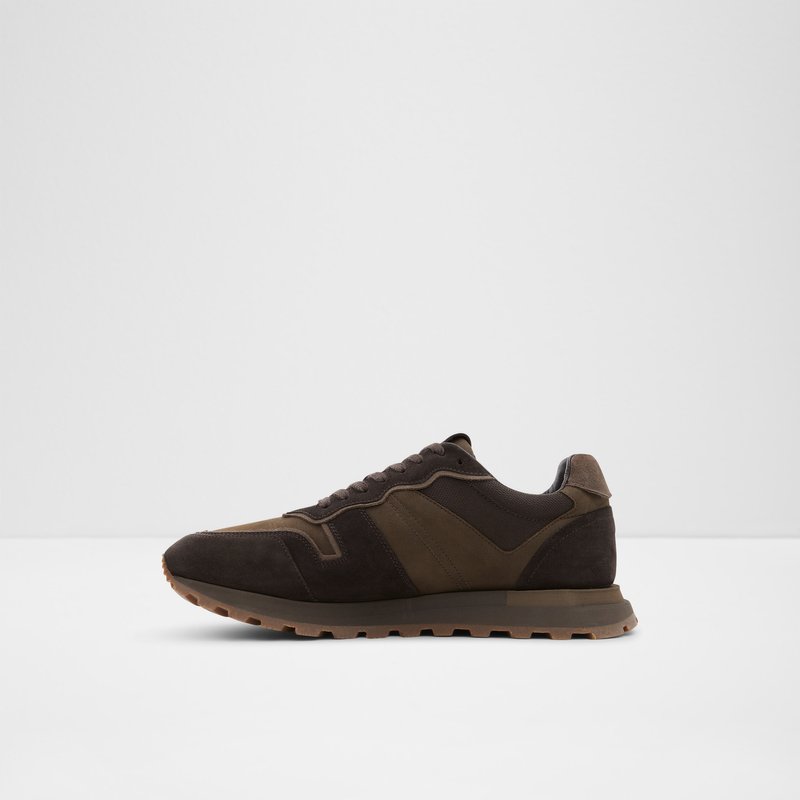 Men's Aldo Huntingdale Low Sneakers Brown | 0367-YMSDI