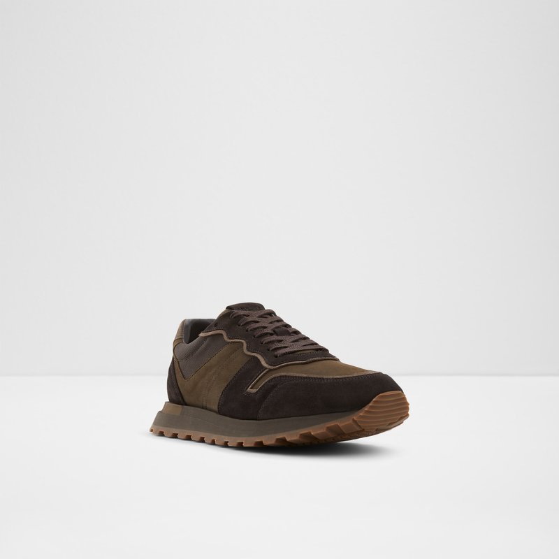 Men's Aldo Huntingdale Low Sneakers Brown | 0367-YMSDI