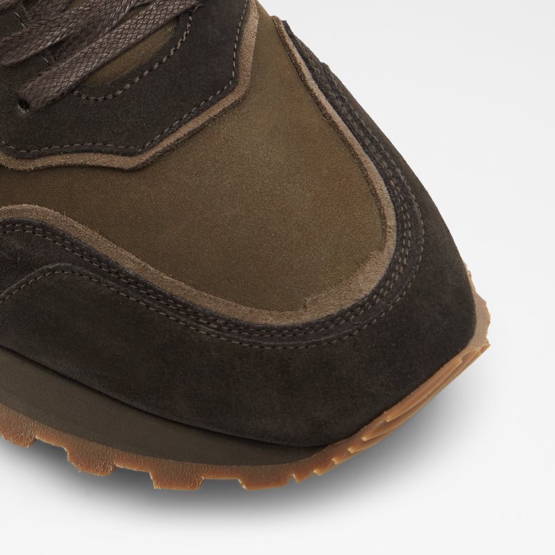 Men's Aldo Huntingdale Low Sneakers Brown | 0367-YMSDI