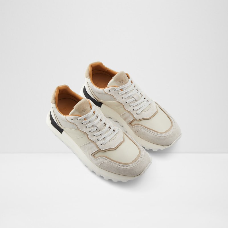 Men's Aldo Huntingdale Low Sneakers White | 1932-PETHV