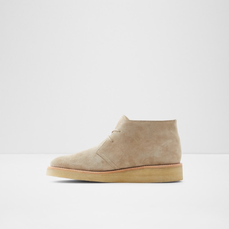 Men's Aldo Indifferens Lace Up Boots Light Beige | 7128-TARNW