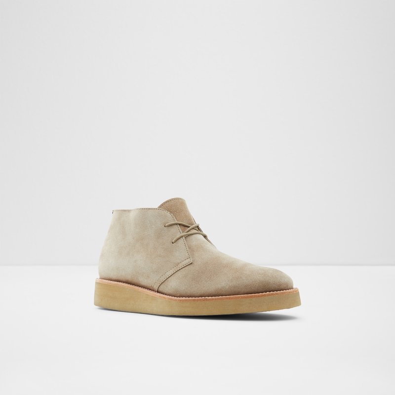 Men's Aldo Indifferens Lace Up Boots Light Beige | 7128-TARNW