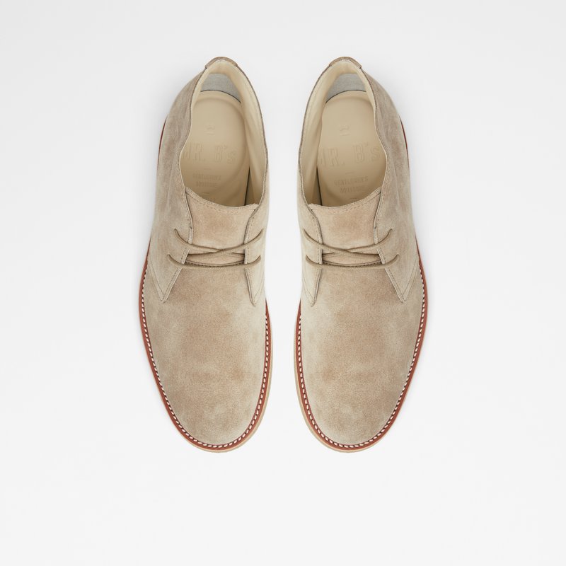 Men's Aldo Indifferens Lace Up Boots Light Beige | 7128-TARNW