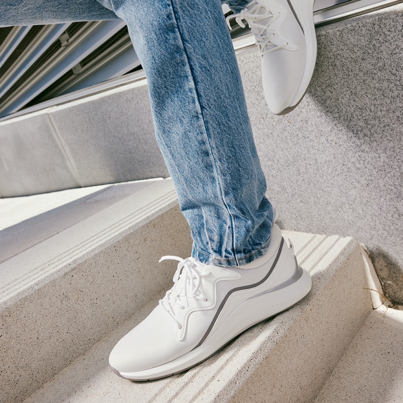 Men's Aldo Janarde Athletic Sneakers White | 0917-KNYVS