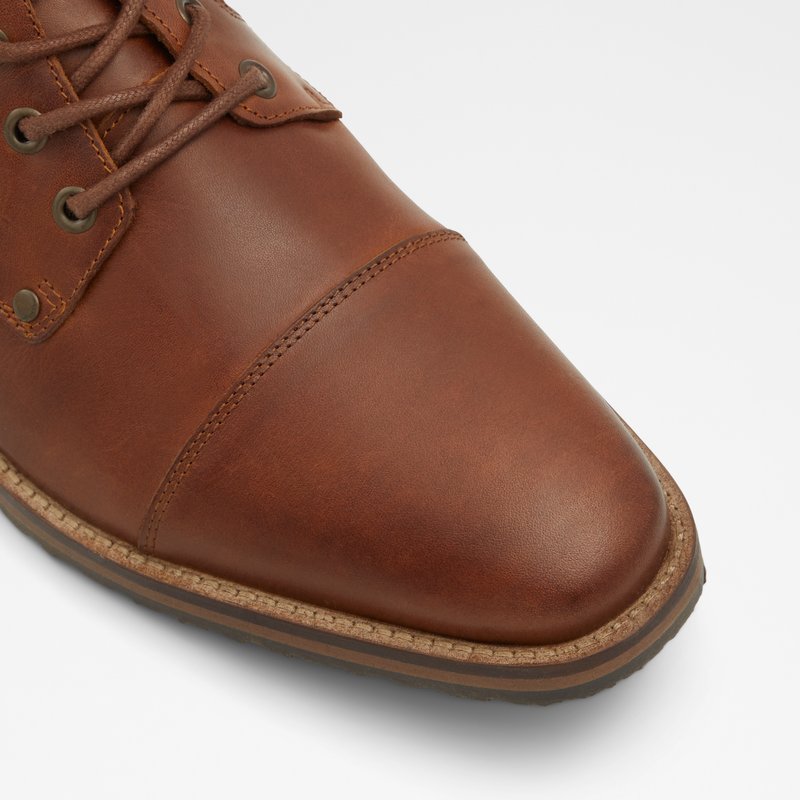 Men's Aldo Jaxyn Lace Up Boots Brown | 7162-OHQCI