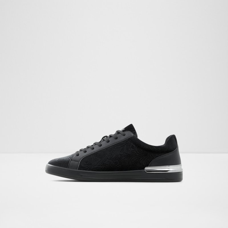 Men's Aldo Karloz Low Sneakers Black | 1692-FSGBT