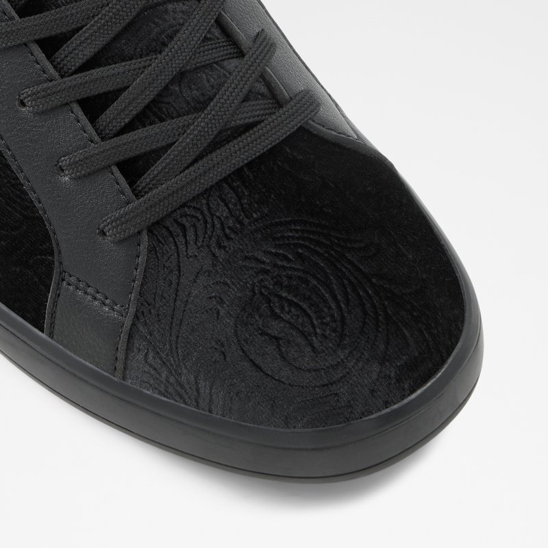 Men's Aldo Karloz Low Sneakers Black | 1692-FSGBT