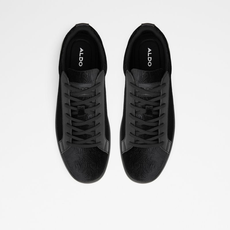Men's Aldo Karloz Low Sneakers Black | 1692-FSGBT