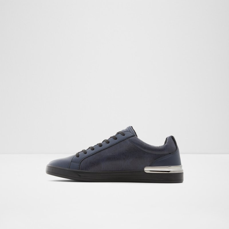 Men's Aldo Karloz Low Sneakers Blue | 7132-SGDYR