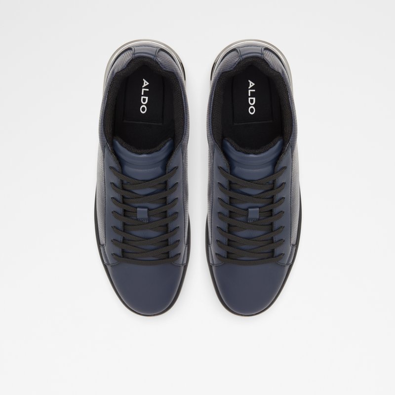 Men's Aldo Karloz Low Sneakers Blue | 7132-SGDYR