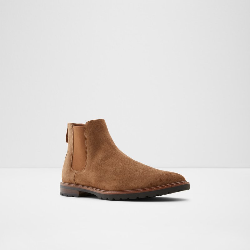 Men's Aldo Karmelo Chelsea Boots Brown | 3027-LIGSJ