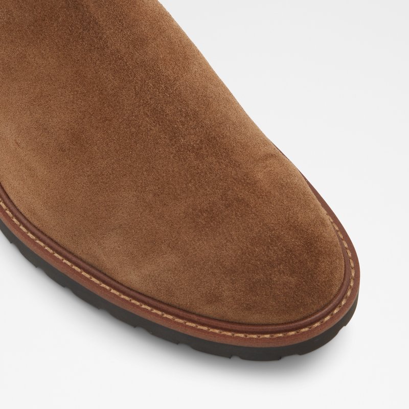 Men's Aldo Karmelo Chelsea Boots Brown | 3027-LIGSJ