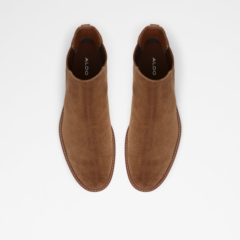 Men's Aldo Karmelo Chelsea Boots Brown | 3027-LIGSJ