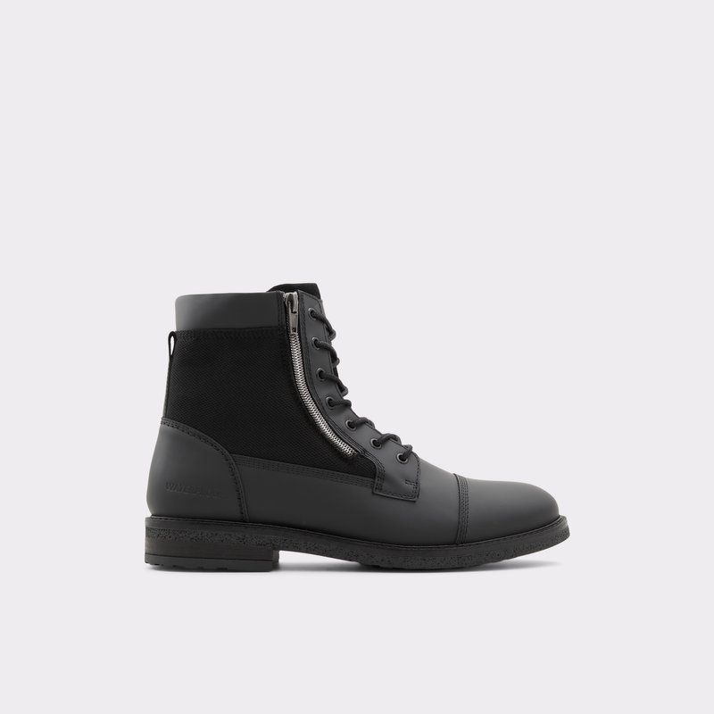 Men\'s Aldo Kedaen Lace Up Boots Black | 7468-PIBWZ