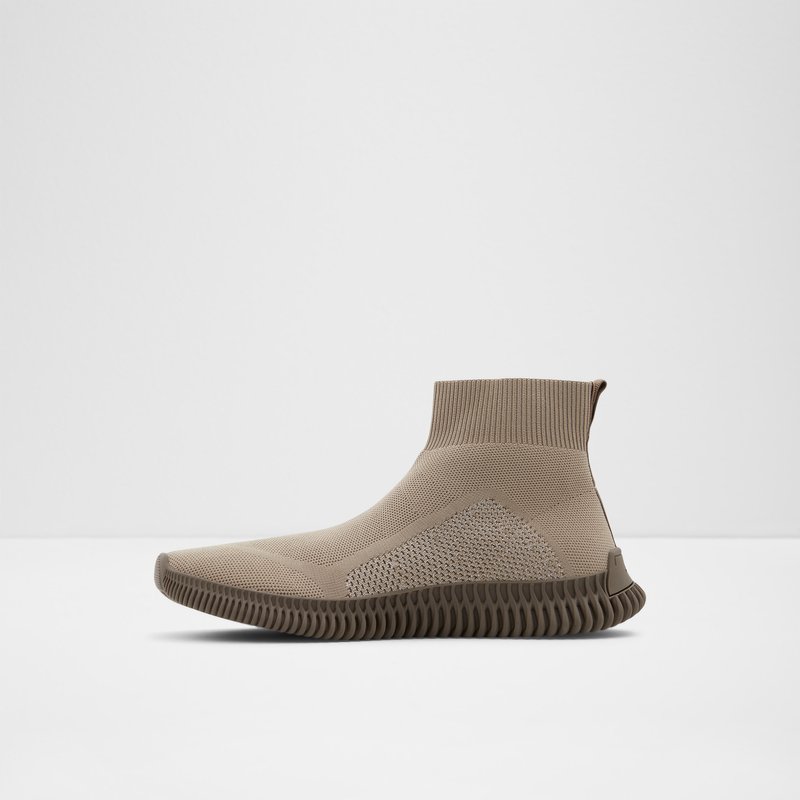 Men's Aldo Kedohawyn High Sneakers Dark Beige | 5286-GODYM