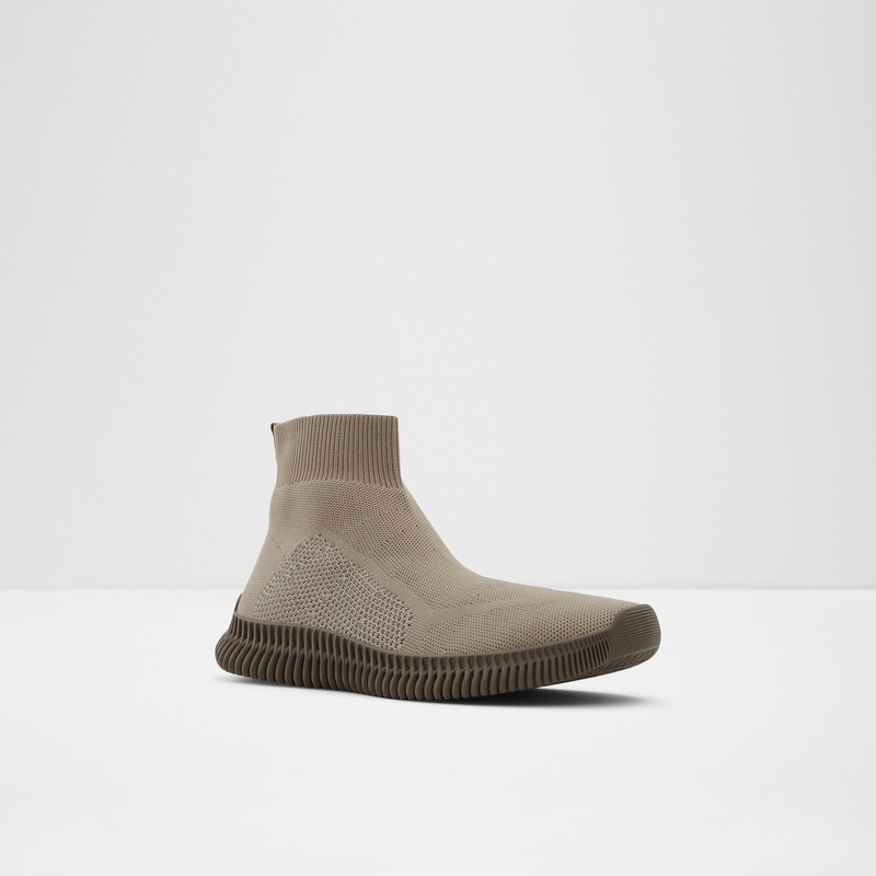 Men's Aldo Kedohawyn High Sneakers Dark Beige | 5286-GODYM