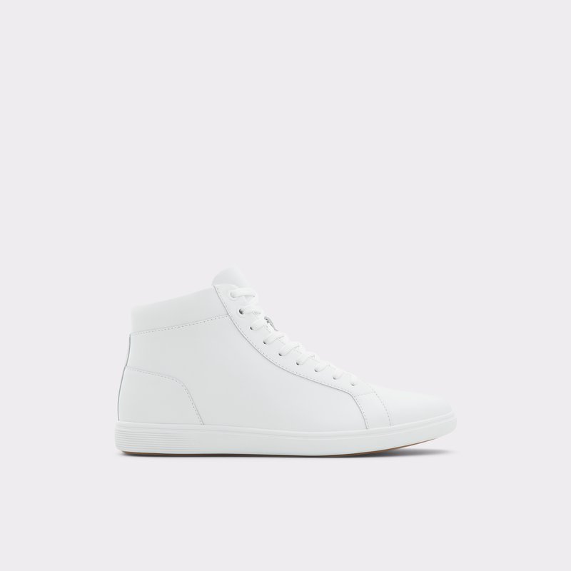 Men\'s Aldo Kentish High Sneakers White | 2381-SOILC
