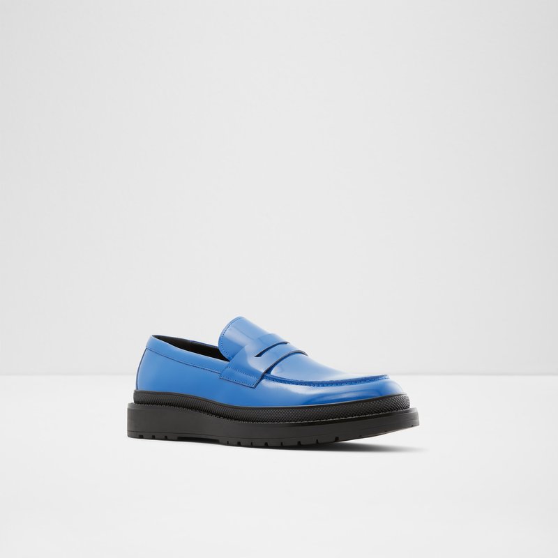 Men's Aldo Kerouac Loafers Blue | 6817-QHNJI