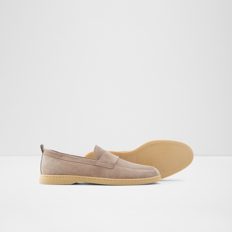Men's Aldo Lecithin Loafers Light Brown | 1967-LUNPT