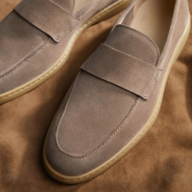 Men's Aldo Lecithin Loafers Light Brown | 1967-LUNPT