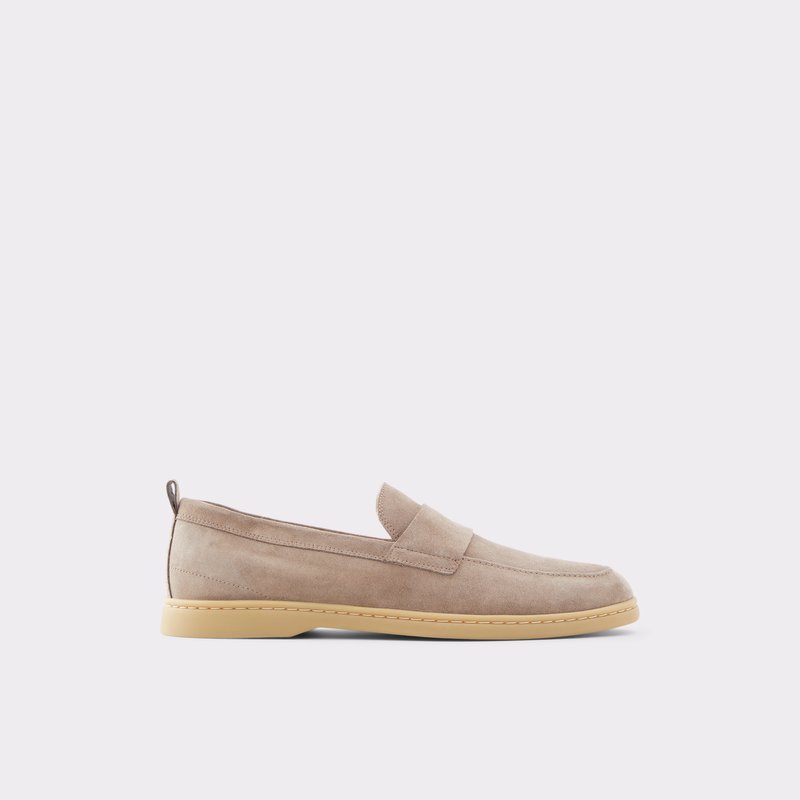Men\'s Aldo Lecithin Loafers Light Brown | 1967-LUNPT