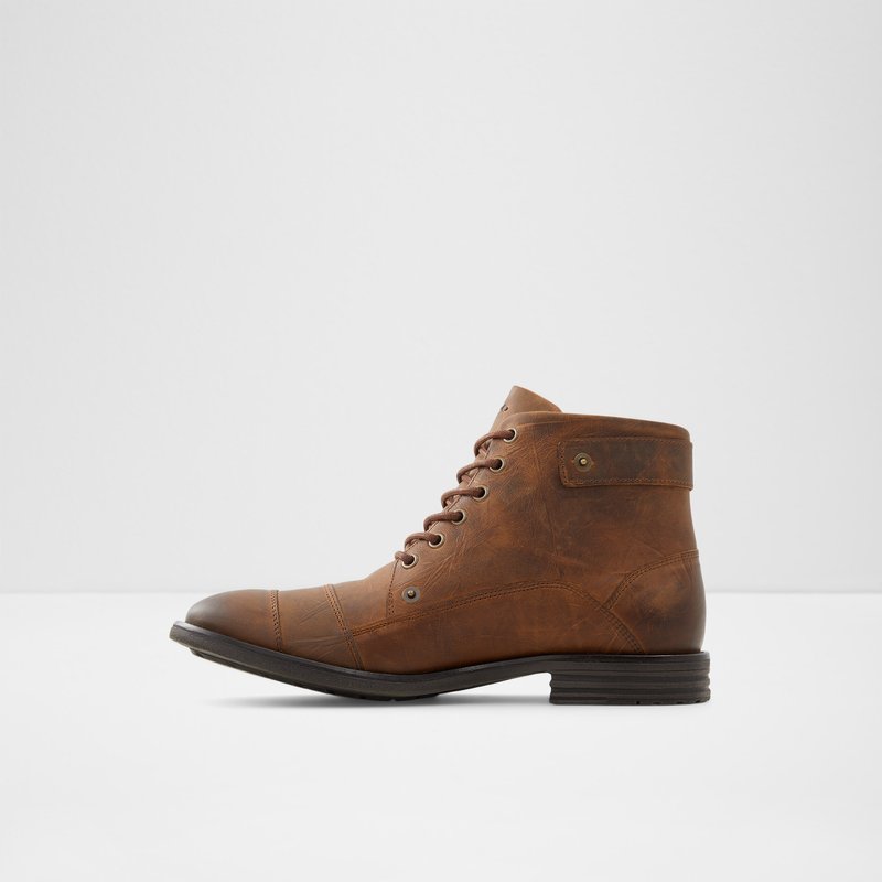 Men's Aldo Legadorien Lace Up Boots Brown | 2589-GQBYI