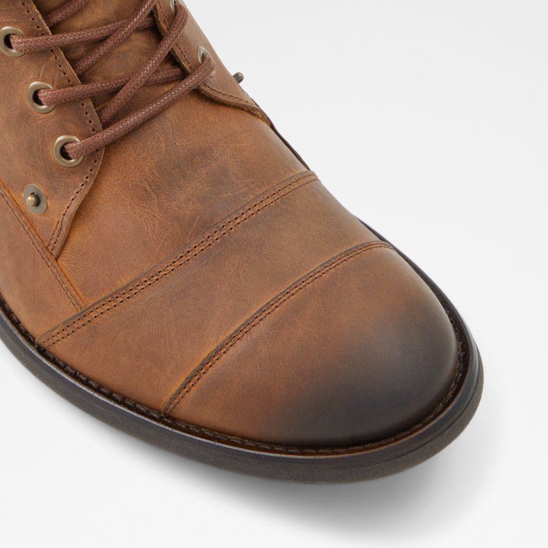 Men's Aldo Legadorien Lace Up Boots Brown | 2589-GQBYI