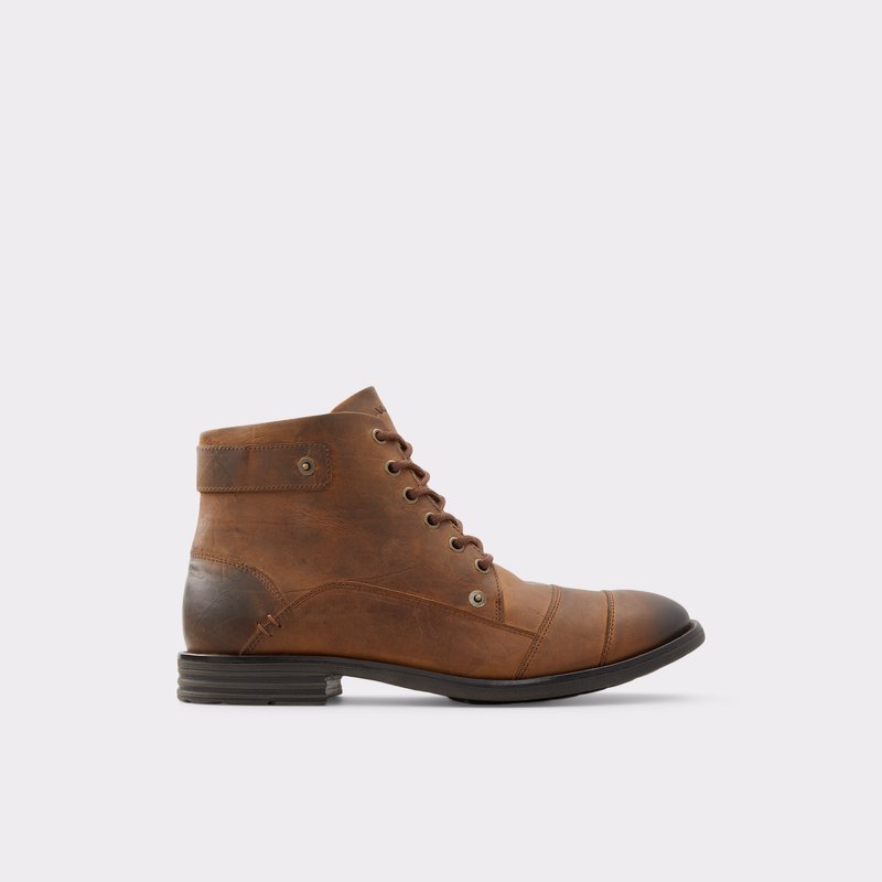 Men\'s Aldo Legadorien Lace Up Boots Brown | 2589-GQBYI