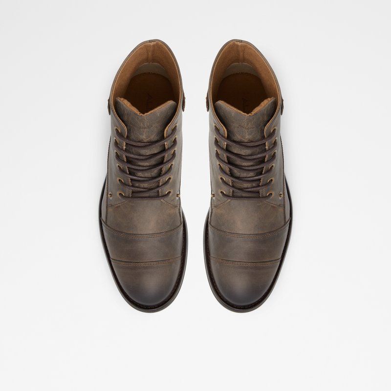 Men's Aldo Legadorien Lace Up Boots Brown | 9827-VQNCI