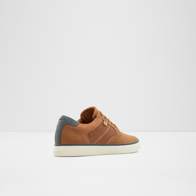 Men's Aldo Lindros Low Sneakers Brown | 2483-FOYQD