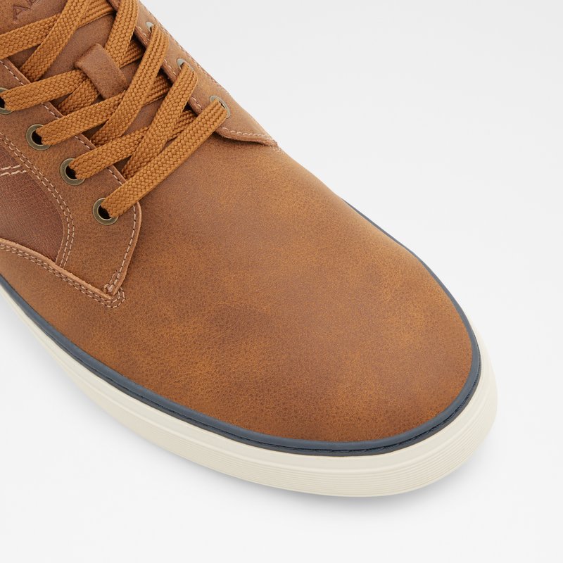 Men's Aldo Lindros Low Sneakers Brown | 2483-FOYQD
