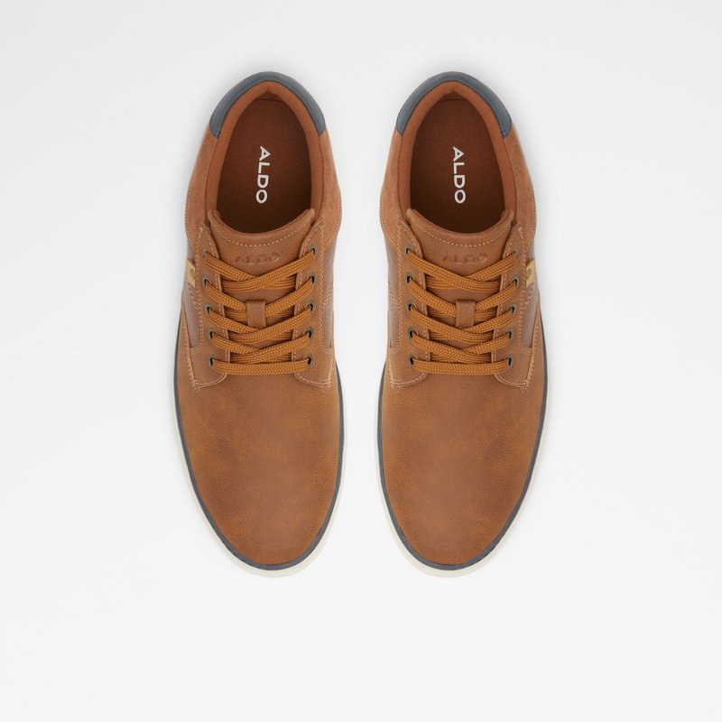 Men's Aldo Lindros Low Sneakers Brown | 2483-FOYQD