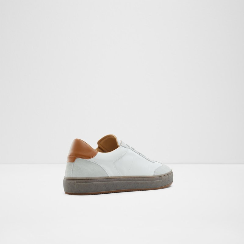 Men's Aldo Locale Low Sneakers White | 5761-MKAVU