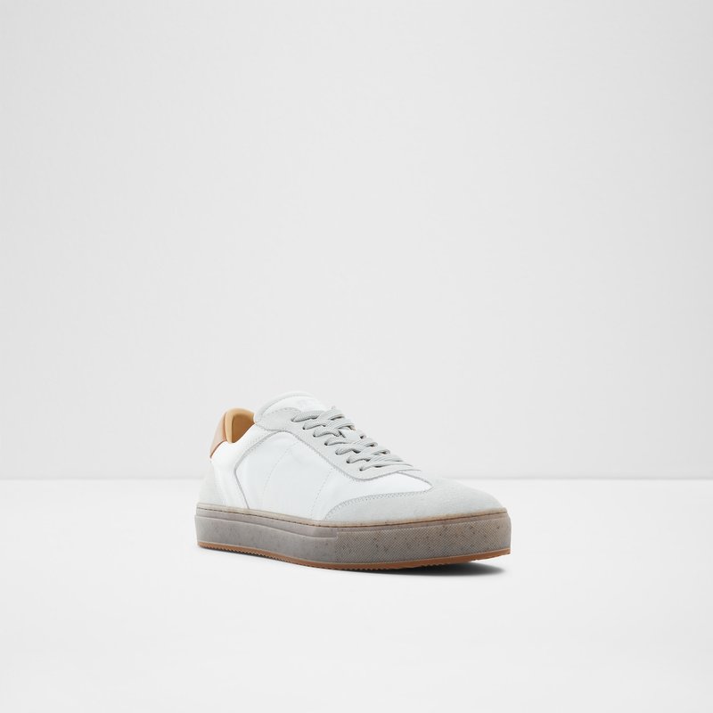 Men's Aldo Locale Low Sneakers White | 5761-MKAVU