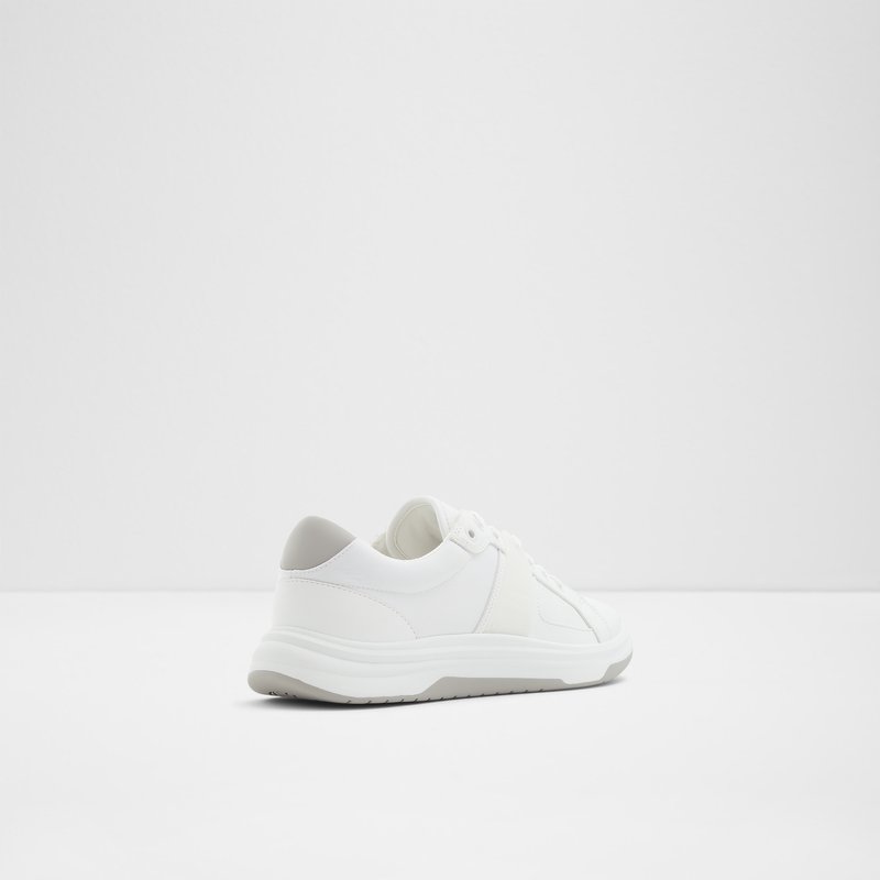 Men's Aldo Makau Low Sneakers White | 1076-UHOTG