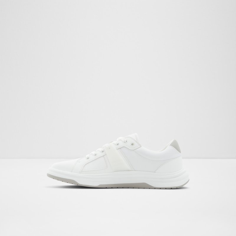 Men's Aldo Makau Low Sneakers White | 1076-UHOTG