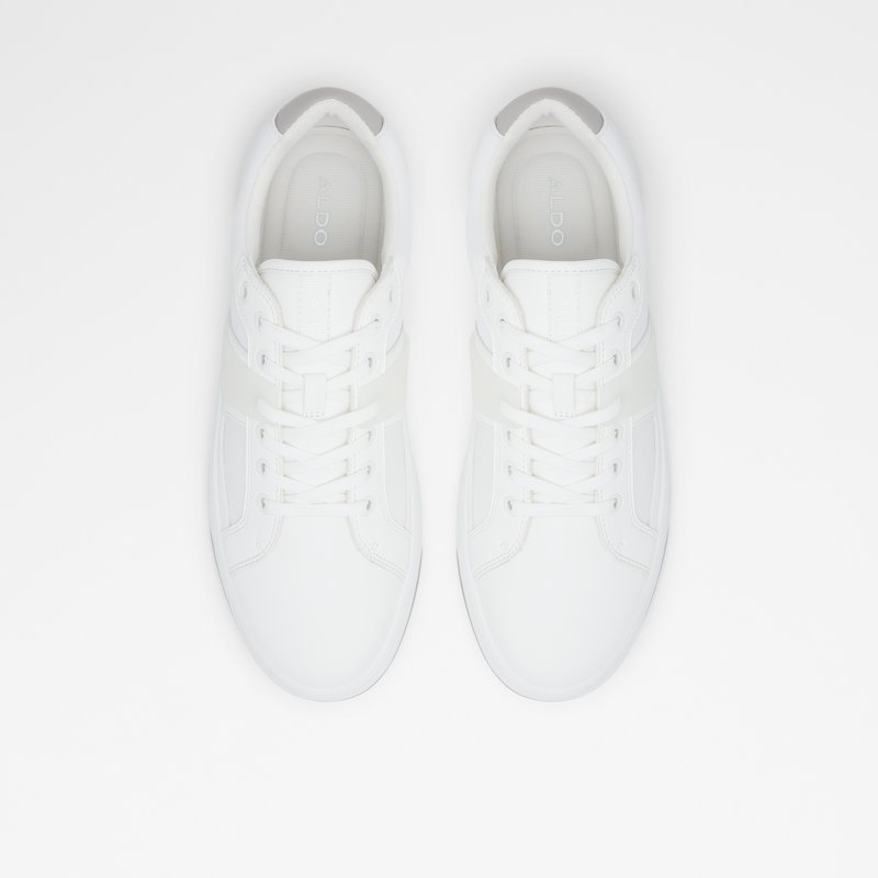 Men's Aldo Makau Low Sneakers White | 1076-UHOTG