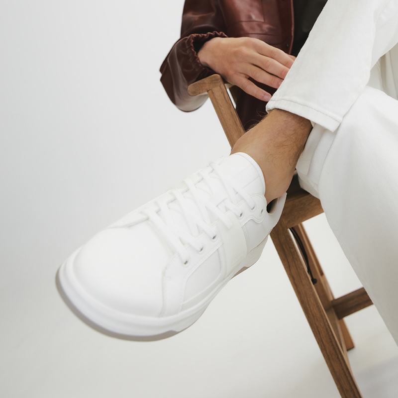 Men's Aldo Makau Low Sneakers White | 1076-UHOTG